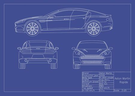 Aston Martin 2009 Rapide 4 door Coupe