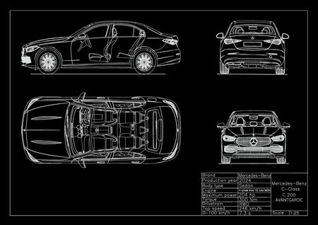Mercedes Benz C-Class 2024