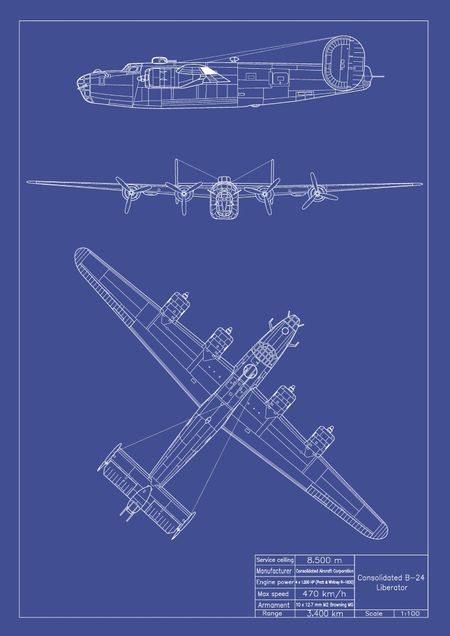  Liberator B-24 Consolidated 