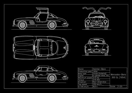 Mercedes Benz 300 SL 1954 