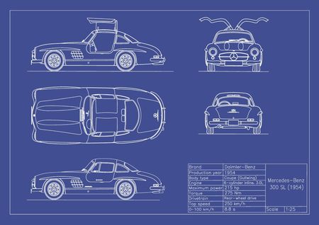 Mercedes Benz 300 SL 1954 